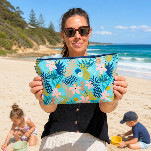 Beach Pouch - Pineapple Passion