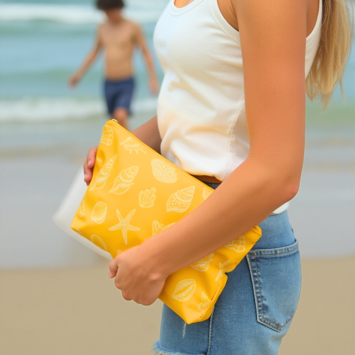 Beach Pouch - Sea Shells